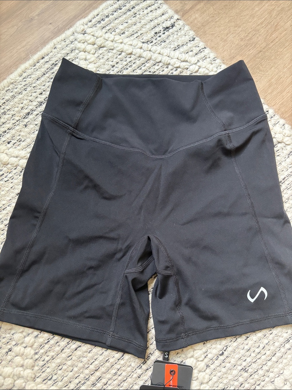 NWT TLF Fitted High-Waist Black Women’s Bike Shorts